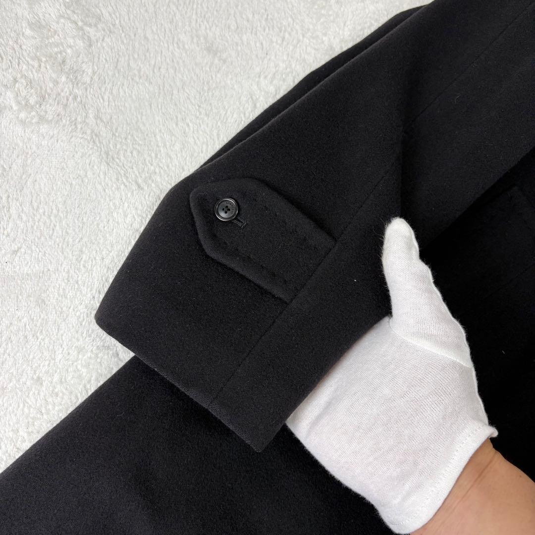 BURBERRY バーバリー 極上 カシミヤ100% バルマカーン コート 黒