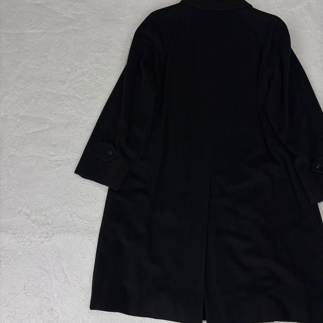 BURBERRY バーバリー 極上 カシミヤ100% バルマカーン コート 黒