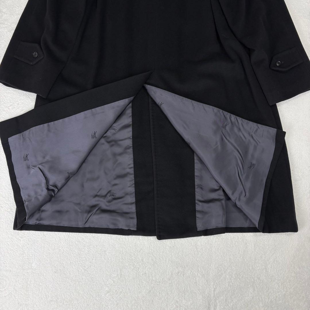 BURBERRY バーバリー 極上 カシミヤ100% バルマカーン コート 黒