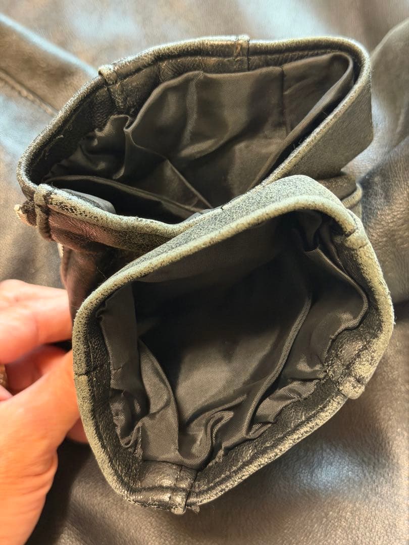 666 Leather Wear カスタム　シングルライダース 英国製 黒 38