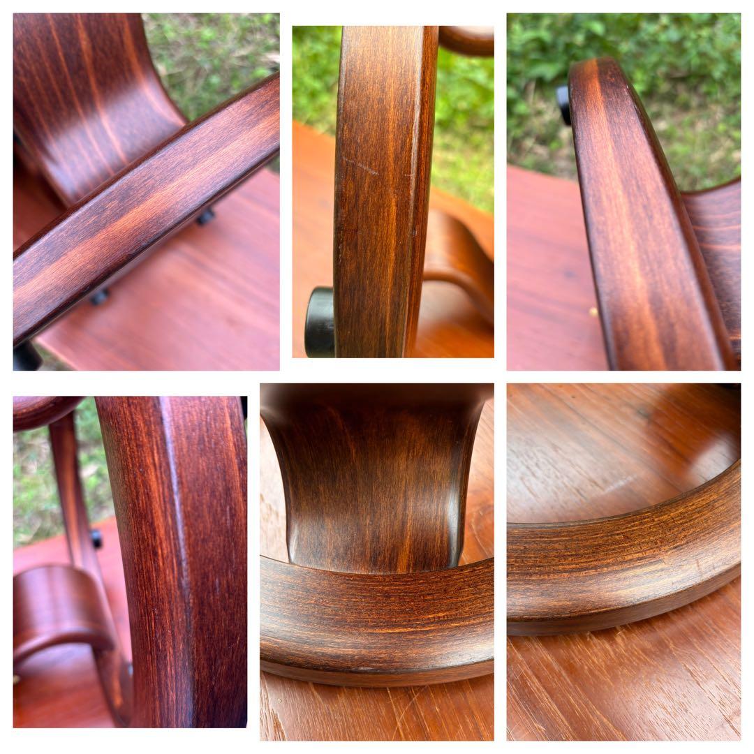 エコーネス　レザーオットマン　本革　ダークブラウン 北欧　ノルウェー