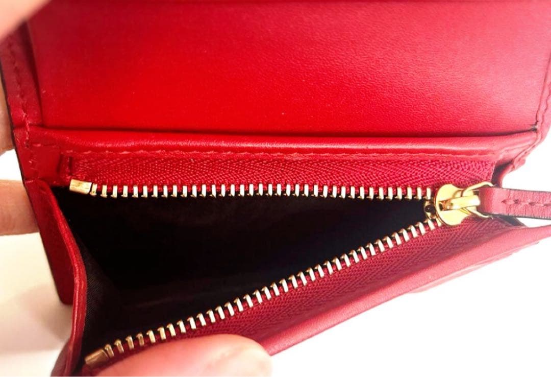 ★GUCCI GGスプリームミスティックキャット 折りたたみ財布二つ折り★極美品