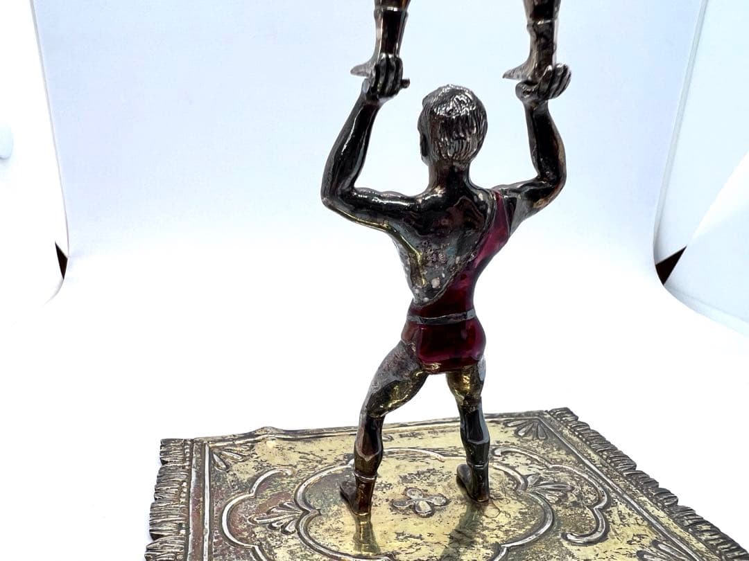 ティファニー　置物　インテリア　サーカス　シルバー