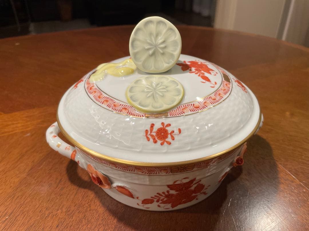 ヘレンド　アポニーオレンジ　スープチューリン　レモン