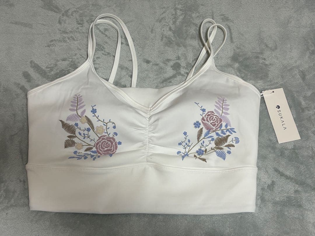 SUKALA フラワーブーケブラトップ(L/オフホワイト)