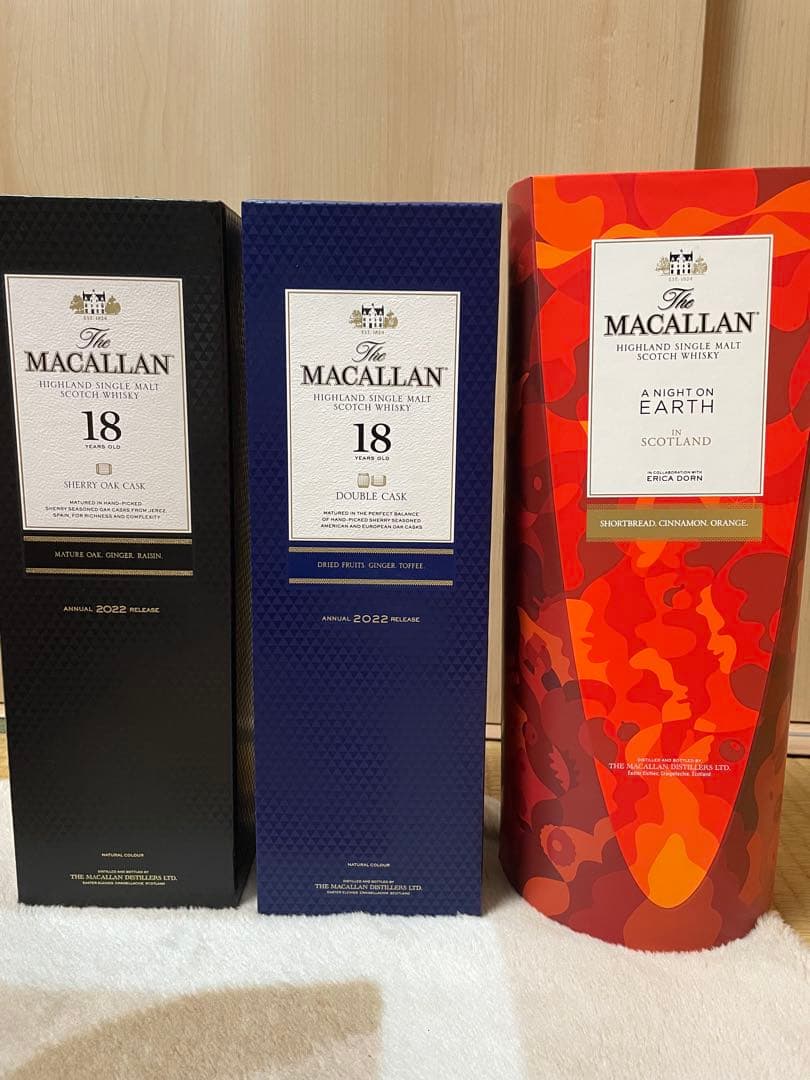 The Macallan 18年 シェリーオーク・ダブルカスク・ナイトオンアース