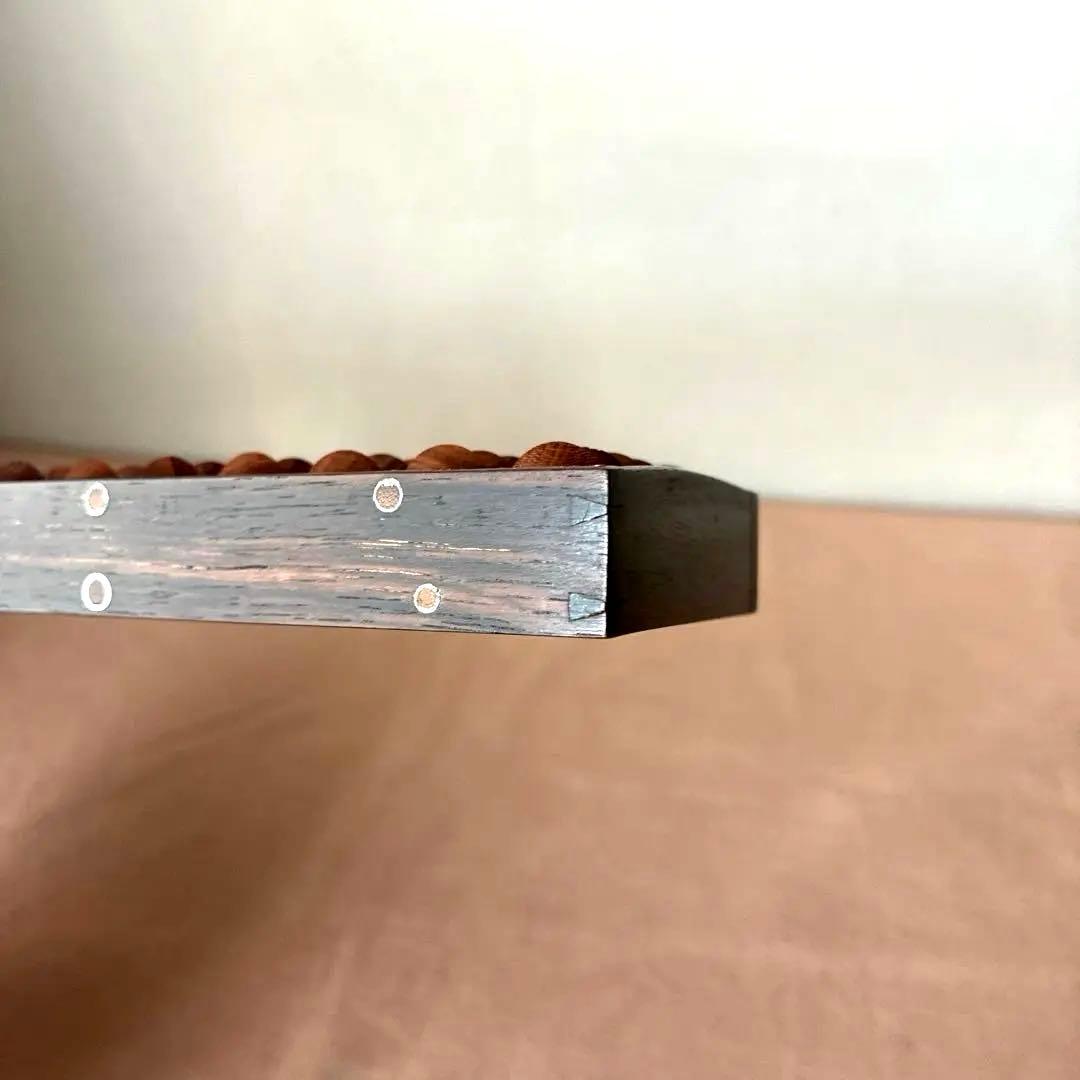 【業界の立役者 美術品級】雲州そろばん 岡田光信【最高級の梅玉 縞黒檀 27桁】