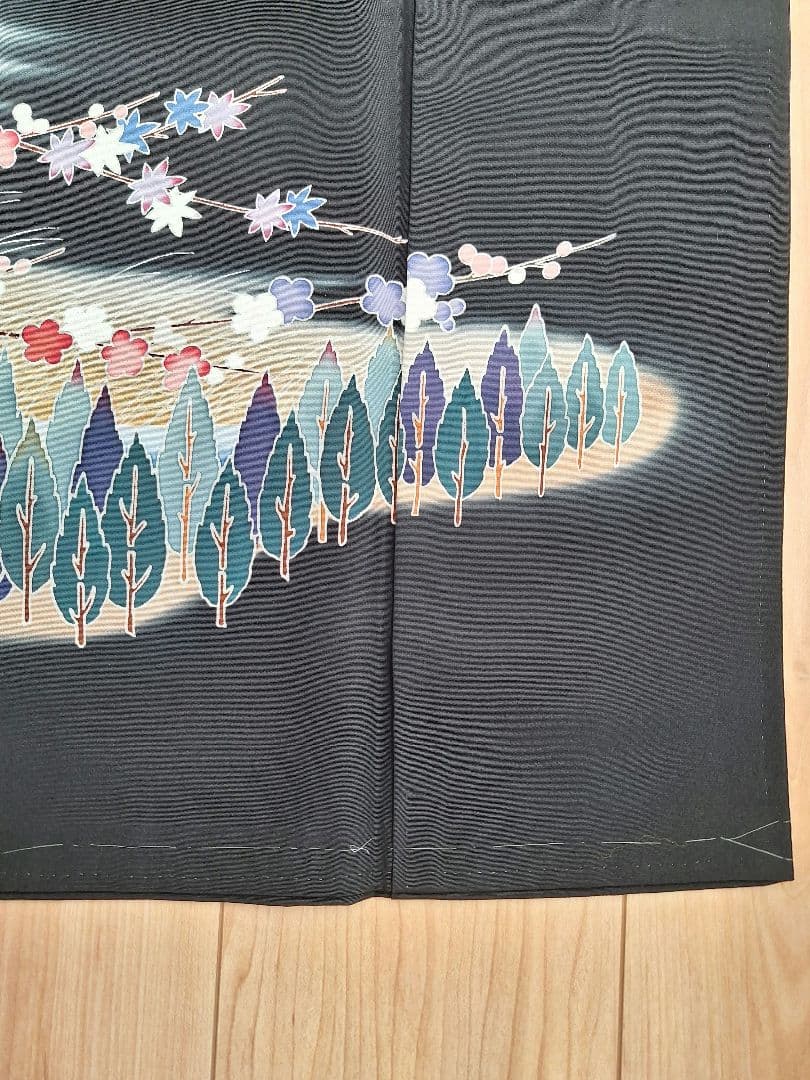 着物リメイクワンピース3678