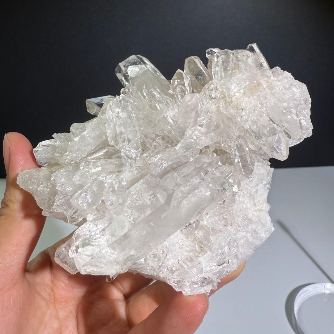 ブラジルミナスジェライス州産❣️天然石水晶のクラスター　置物NO.081409