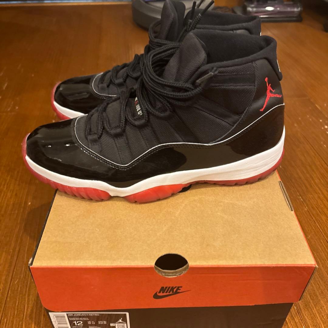 Nike Air Jordan 11 ブラック/レッド 12