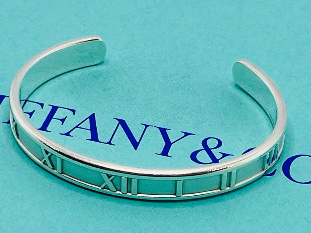 c648 オールドティファニー　1995 アトラス　ATLAS バングル　925