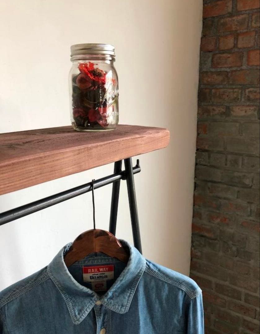 d*t様 貴重　特価　数量限定　ハンガーラック　インダストリアル　古材　搬入付き