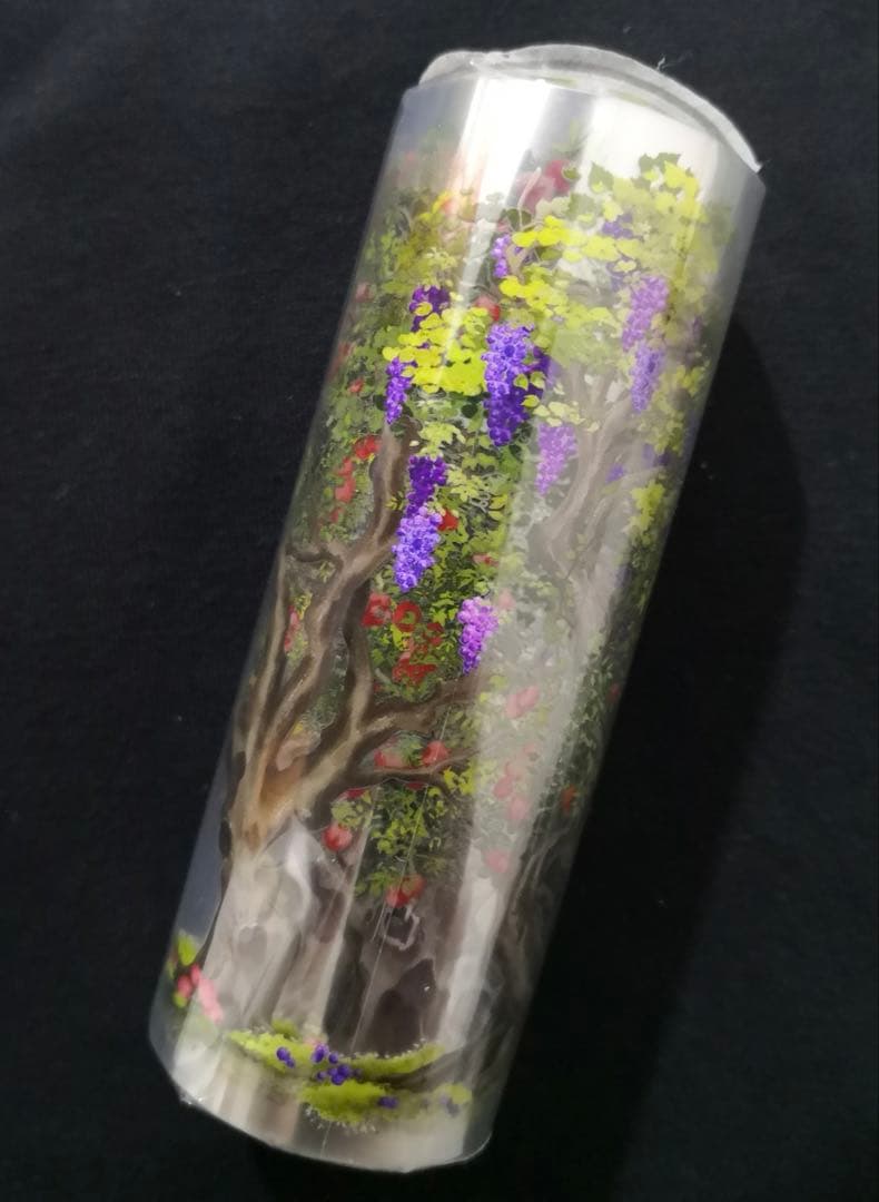 【8745】海外　マステ　5m巻売り　PET マスキングテープ　果実　木　収穫