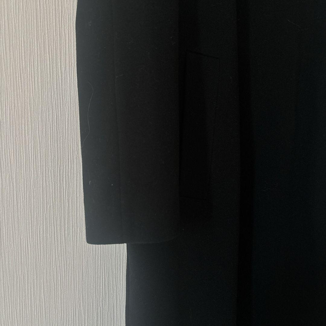 FARIANI ステンカラーコート ( Sサイズ )ヴィンテージ カシミヤ混 黒