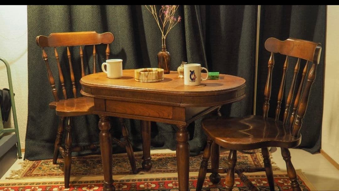 【値引中】JPビンテージオーバルテーブル