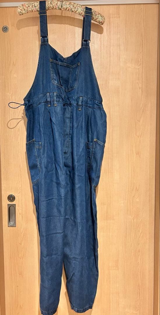 niko and… ニコアンド Misayo ラクテロサロペット　インディゴ　L