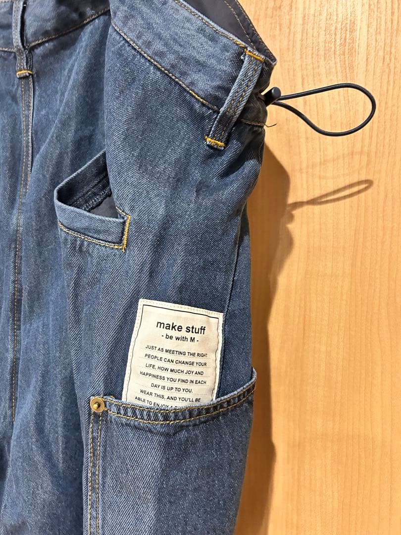 niko and… ニコアンド Misayo ラクテロサロペット　インディゴ　L