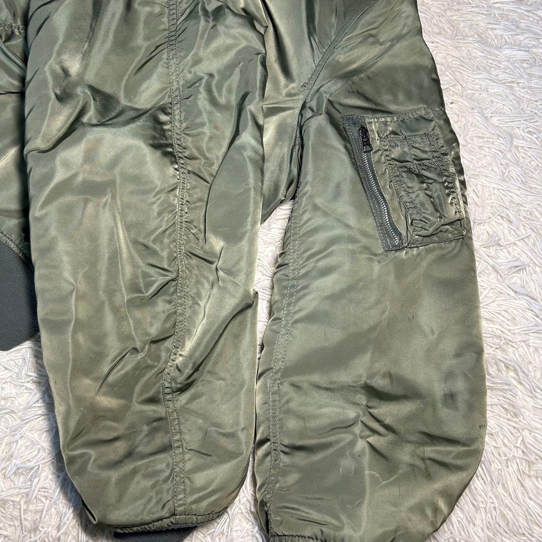 80s alpha industries ma-1 フライトジャケット USA製