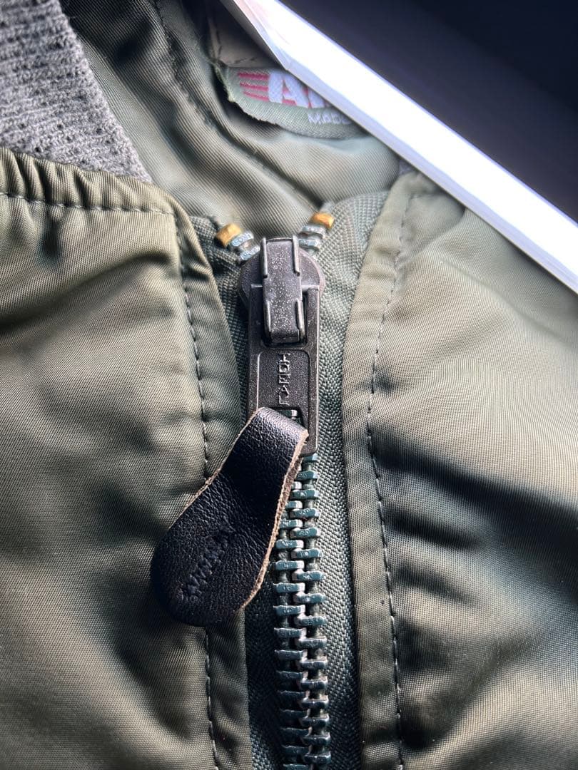 80s alpha industries ma-1 フライトジャケット USA製