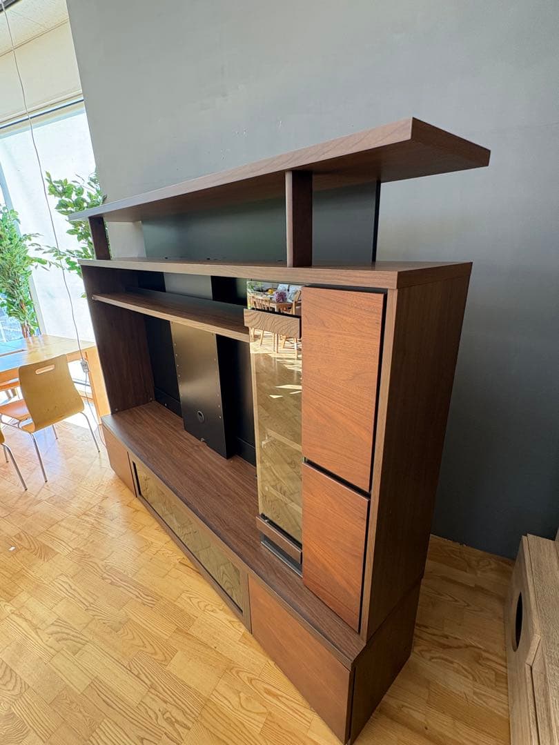 M047　モーブル製　ハイテレビボード　テレビボード上下分割可能　幅2000ｍｍ