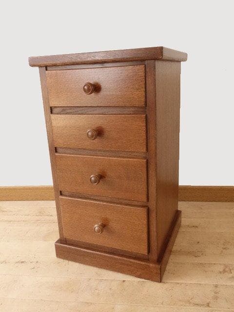 勇峰工芸（新）　チェスト38-4　ナラ材家具　北海道手作り家具