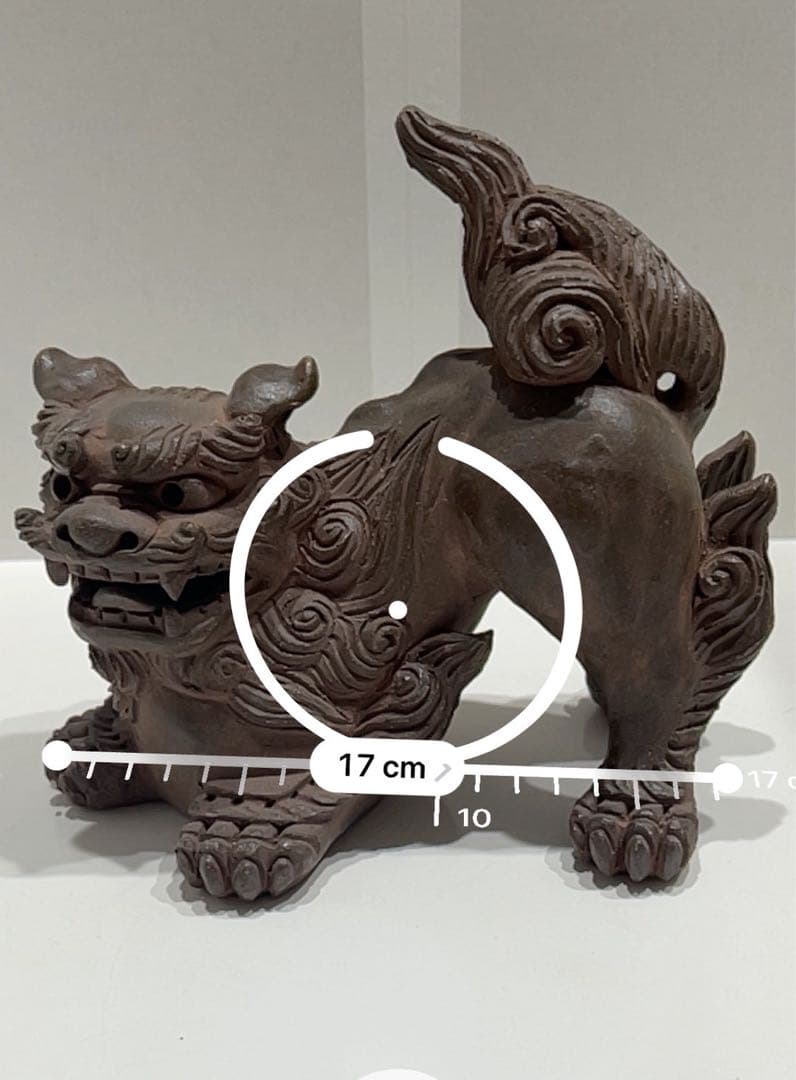 シーサー 陶器製 手造り 置物 狛犬 魔除け 厄除け