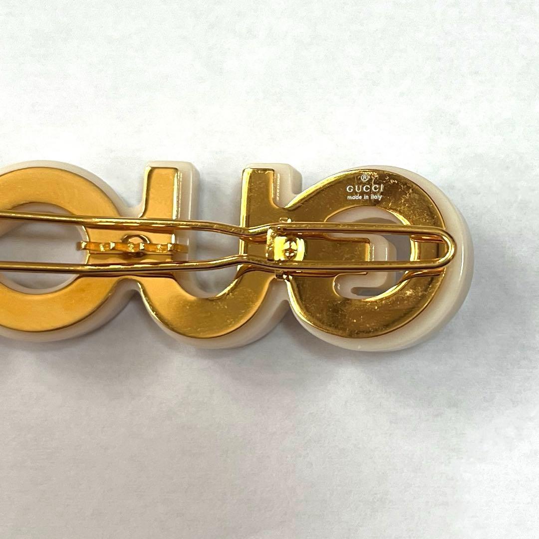 ビジュートリム ヘアクリップ GUCCI バレッタ クリスタル装飾