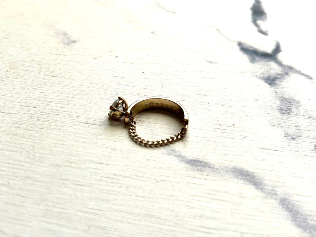 初期リング【Maison Margiela】シルバーアクセサリー