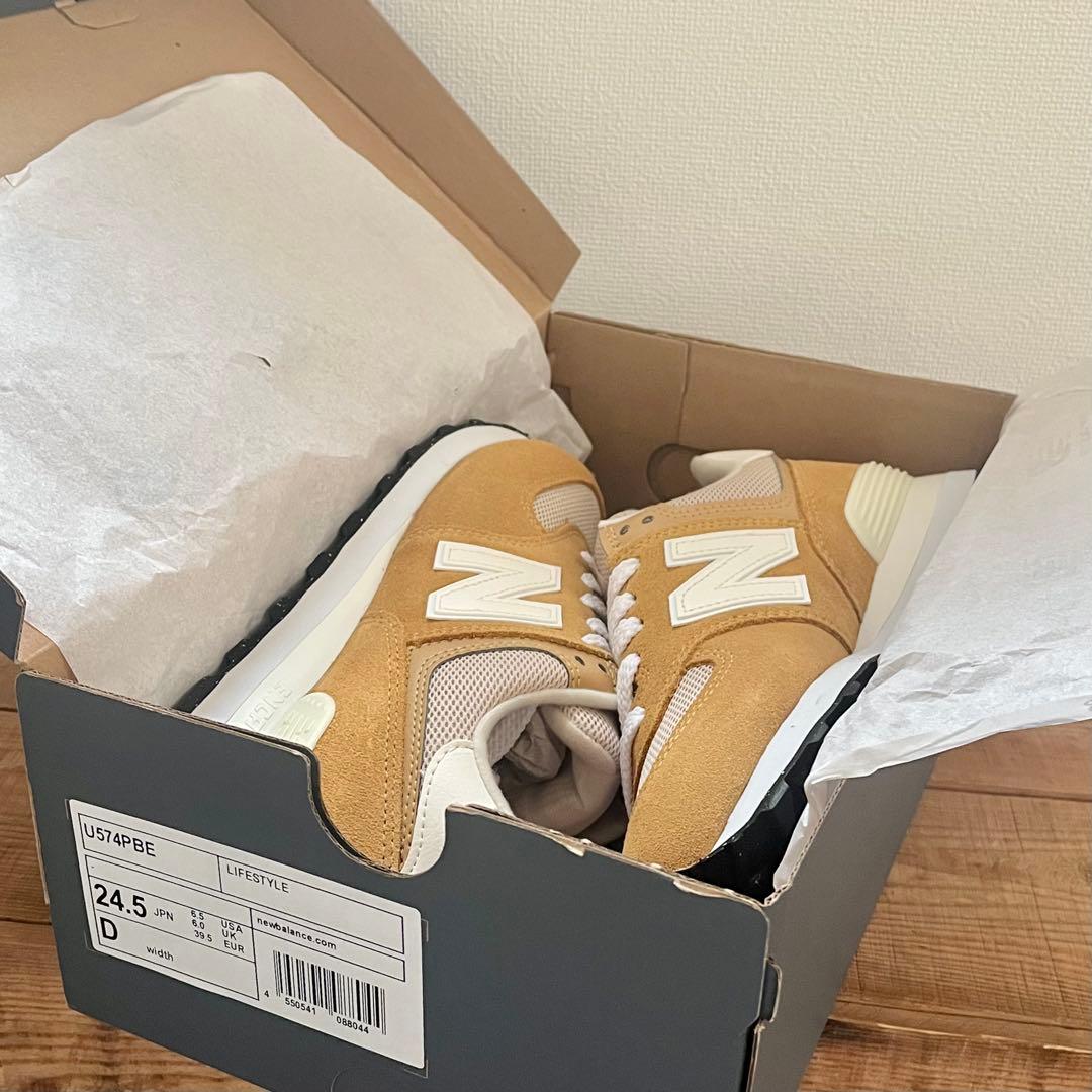 【新品未使用】new balance U574PBE 24.5cm 【送料込】