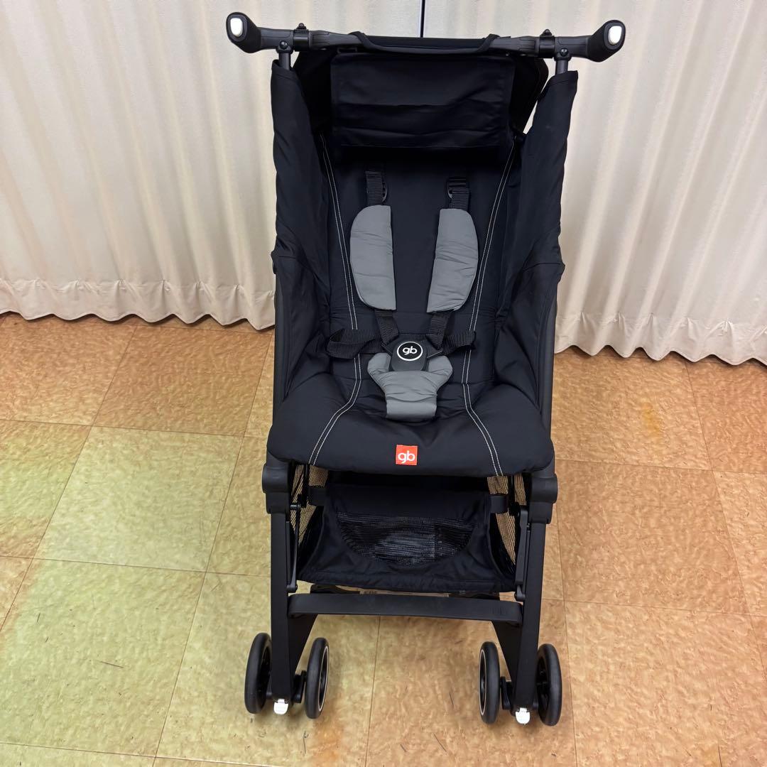 クリーニング済　☆美品☆　グッドベビー　ポキットプラス　ブラック　折畳コンパクト