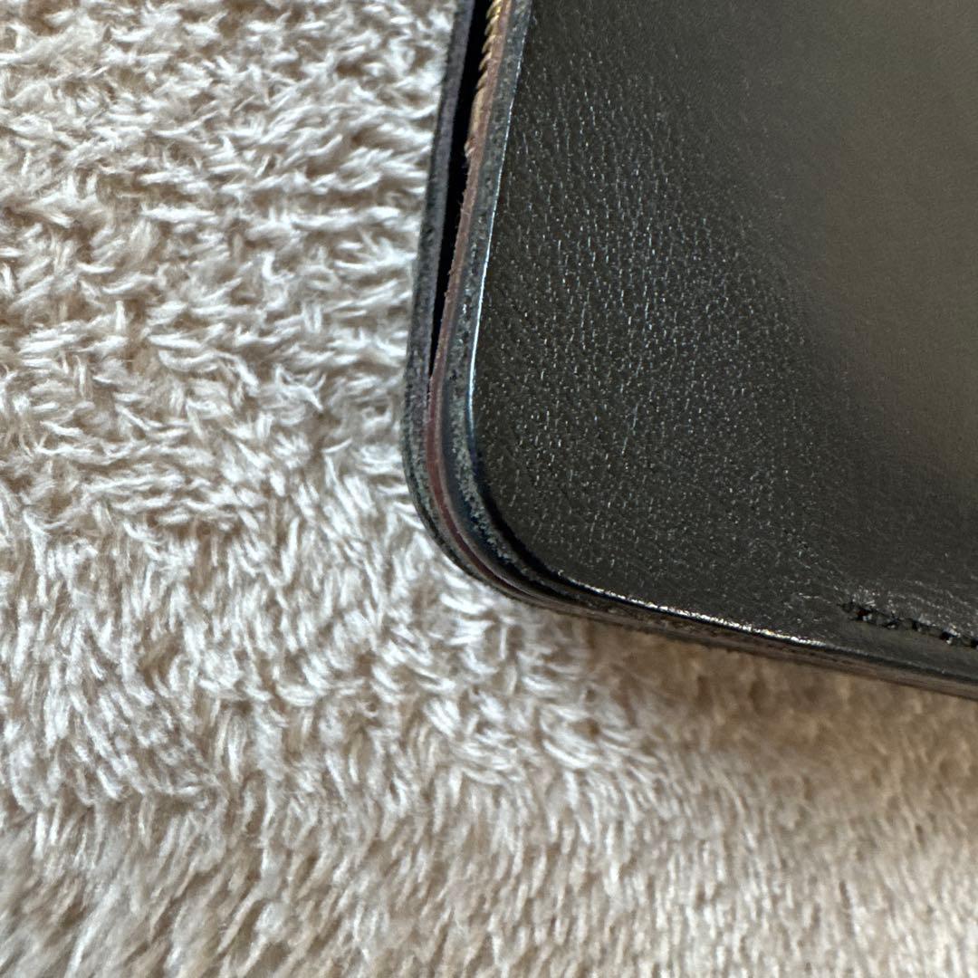 【名作】forme フォルメ Short Wallet ベビーカーフ×SHF 黒