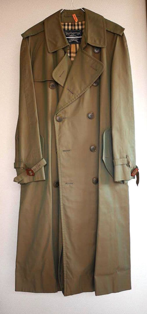 Burberry 玉虫色 ヴィンテージ トレンチコート 裏地ノバチェック柄