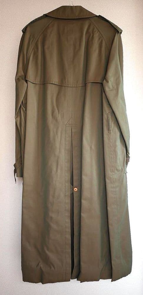 Burberry 玉虫色 ヴィンテージ トレンチコート 裏地ノバチェック柄