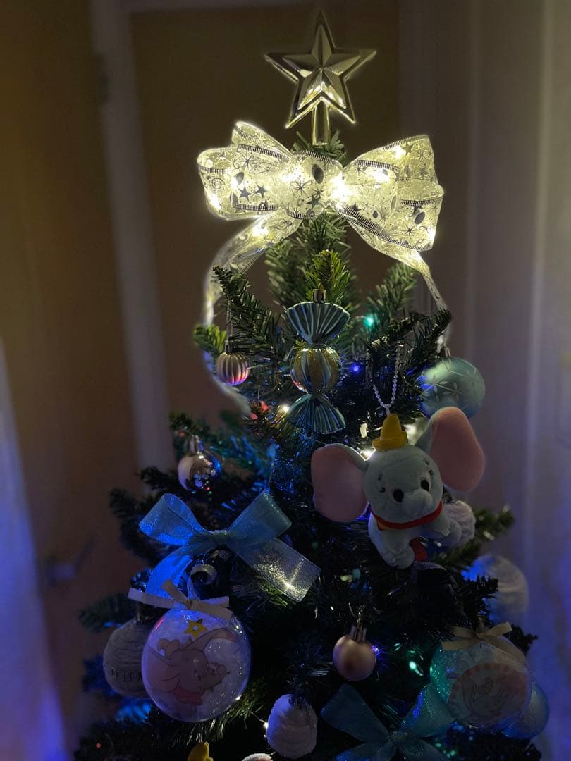 クリスマスツリーオーナメントセット ディズニーキャラクター　ダンボぬいぐるみ