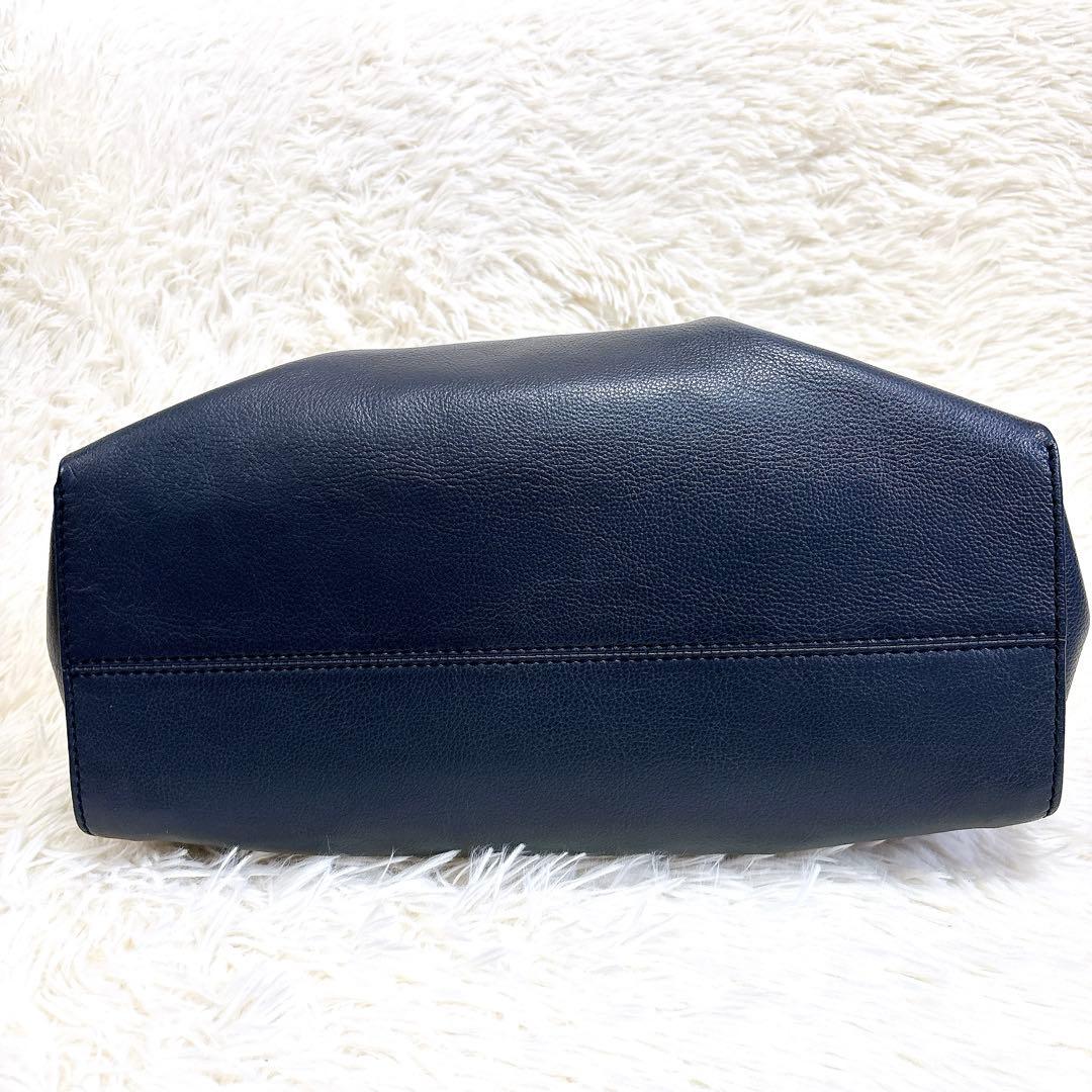 現行✨マザーハウス ヨゾラ 2ウェイ バッグ L ミリング リュック トート 紺