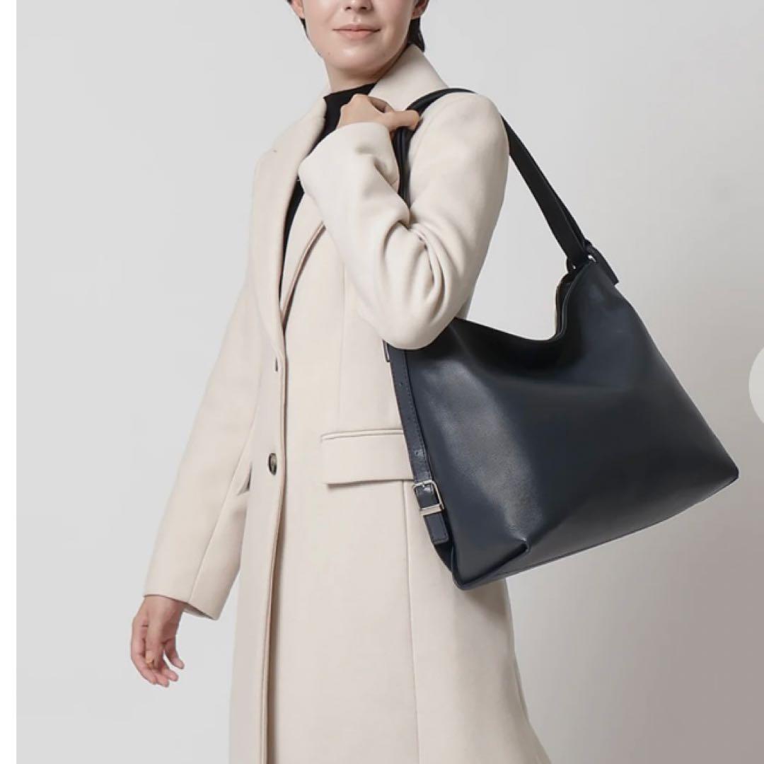 現行✨マザーハウス ヨゾラ 2ウェイ バッグ L ミリング リュック トート 紺