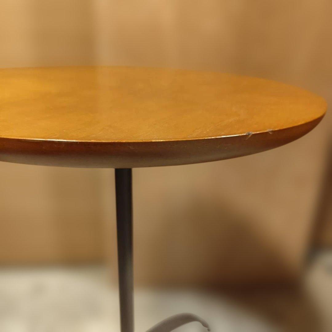 HUKLA 日本フクラ サイドテーブル アイアン脚 ミッドセンチュリー カバ材