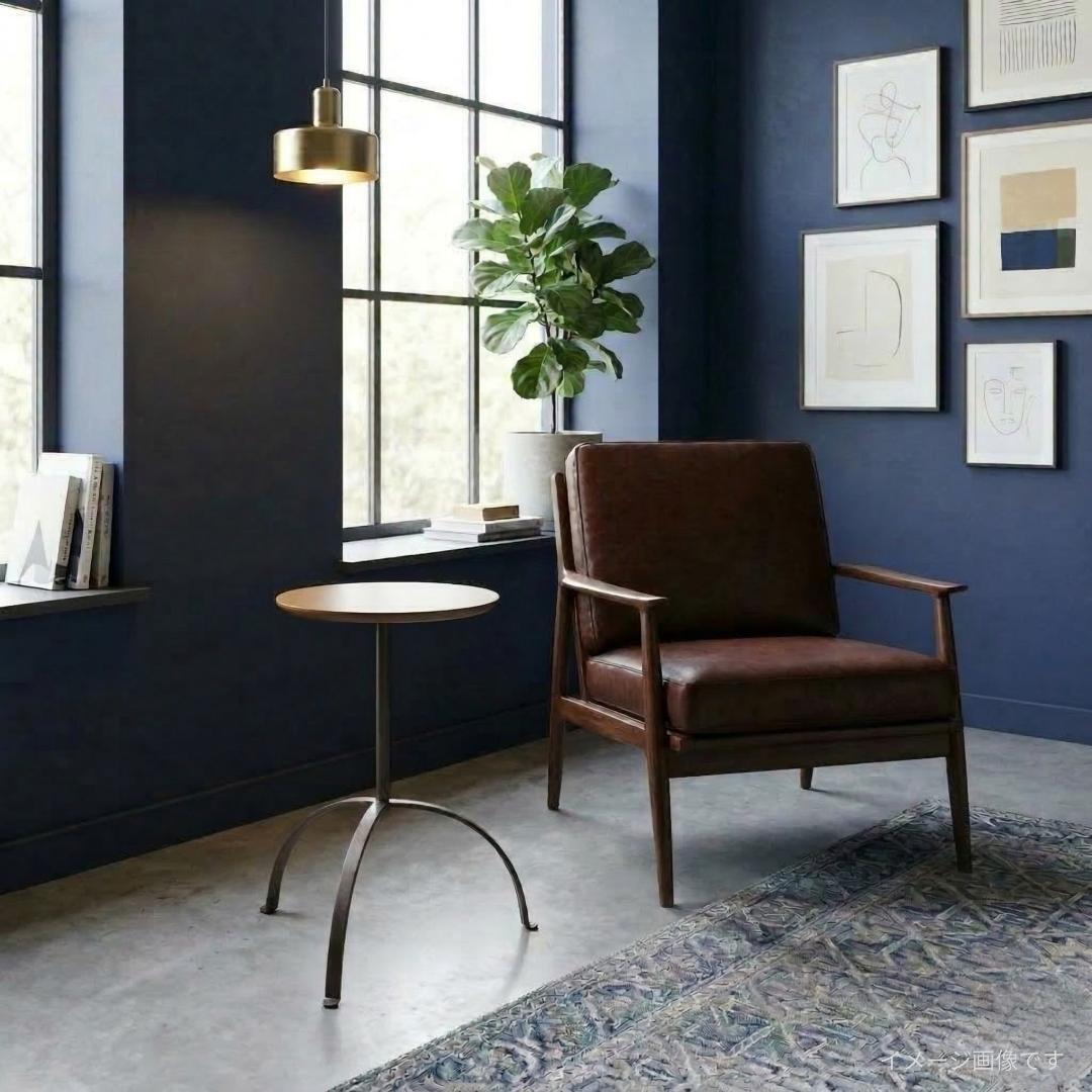 HUKLA 日本フクラ サイドテーブル アイアン脚 ミッドセンチュリー カバ材