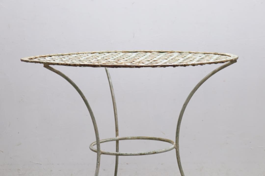 フランス ヴィンテージ クラシカル ガーデンテーブル ダイニング アイアン 1