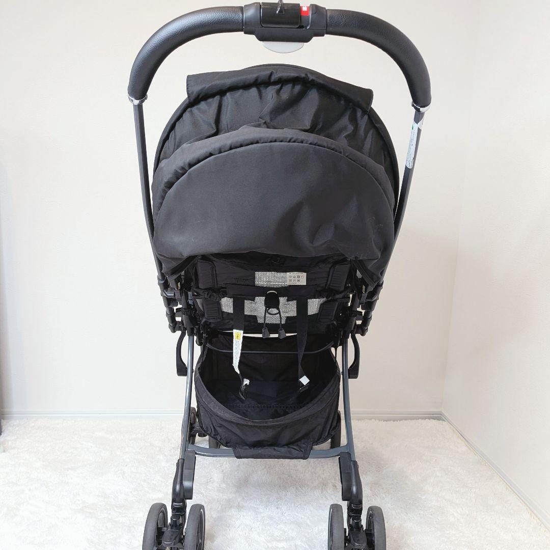 【美品】Aprica ラクーナ ベビーカー ハイシート 軽量 ソファ クッション