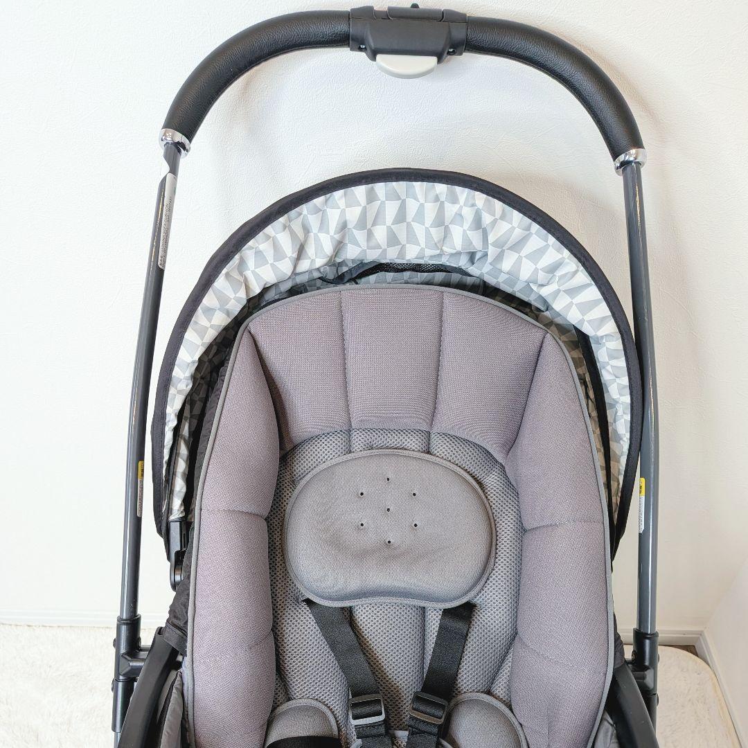 【美品】Aprica ラクーナ ベビーカー ハイシート 軽量 ソファ クッション