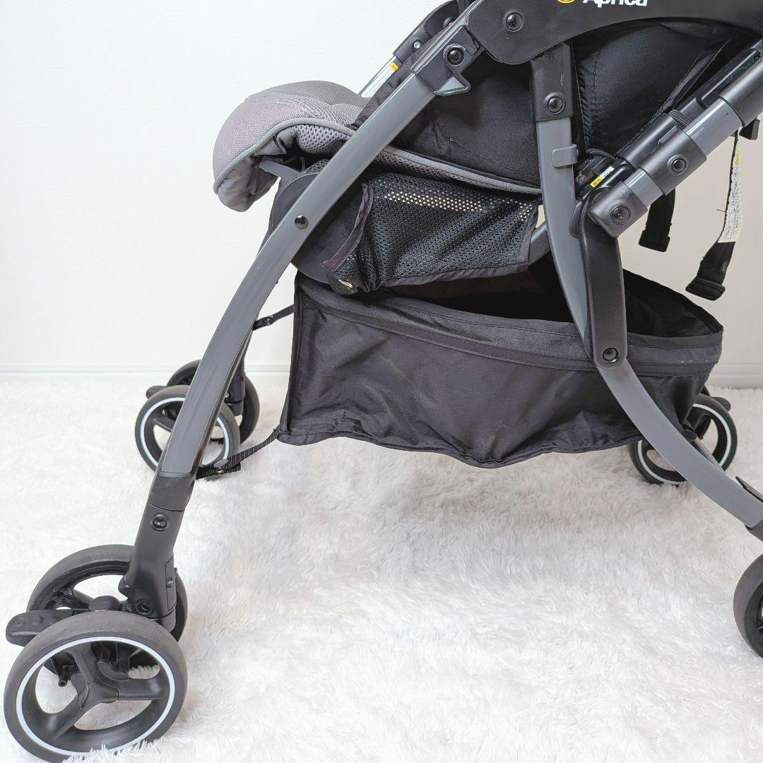 【美品】Aprica ラクーナ ベビーカー ハイシート 軽量 ソファ クッション