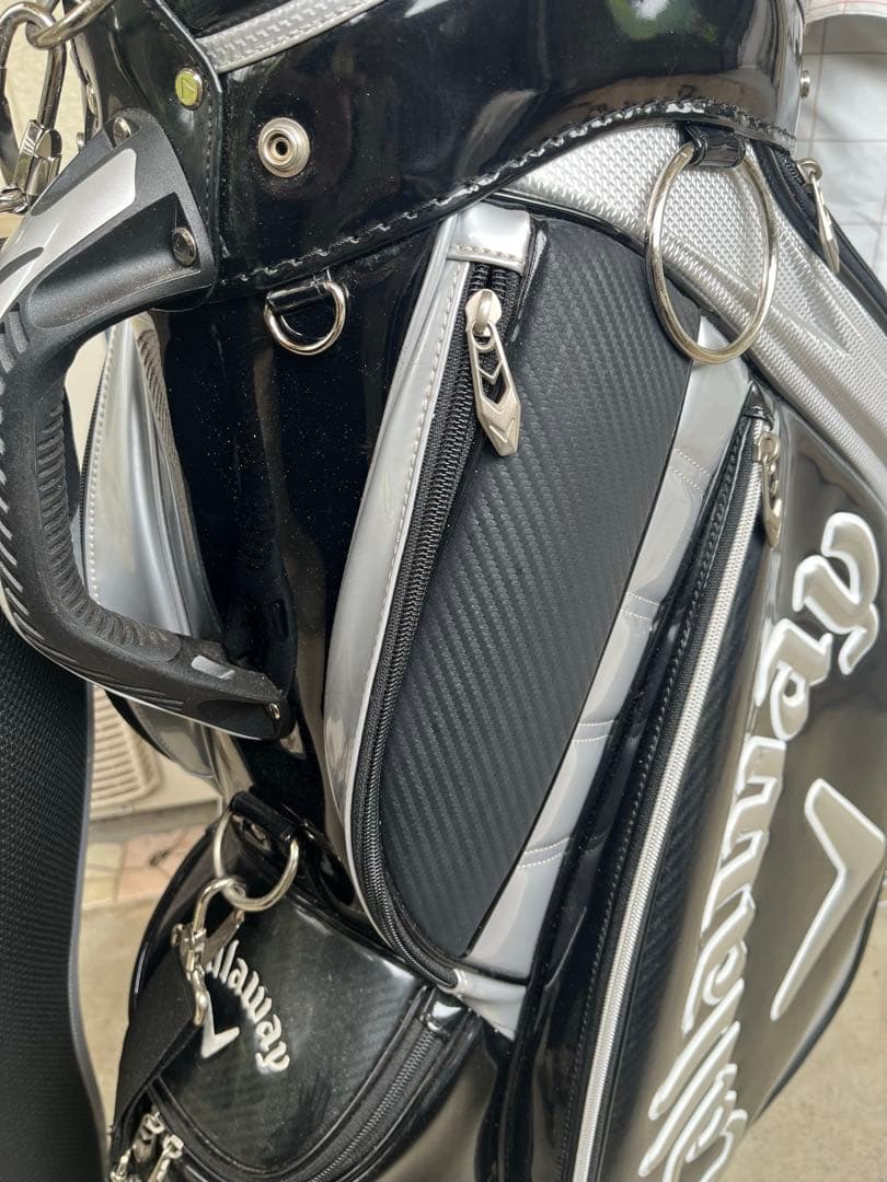 Callaway キャロウェイ　キャディバッグ ブラック シルバー【送料込み】