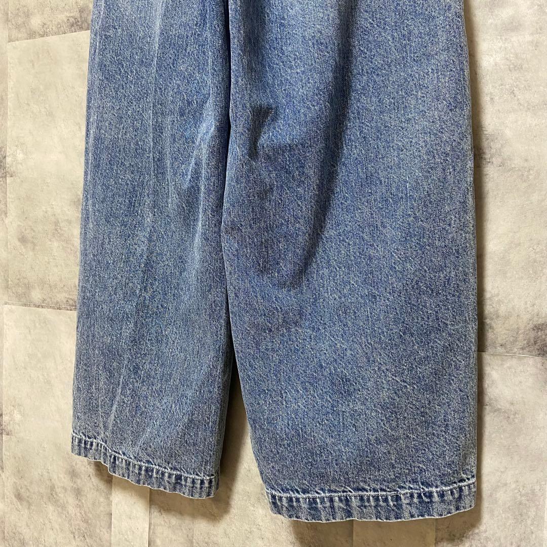 【JOURNAL STANDARD】イージーデニムワイドパンツ 新品 ブルー 青