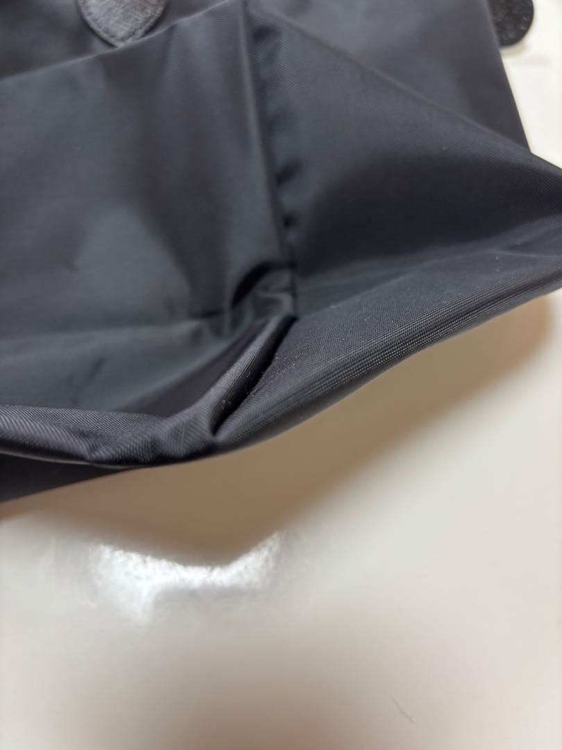 ロンシャン ルプリアージュ ブラック グリーン トップハンドル M 1623