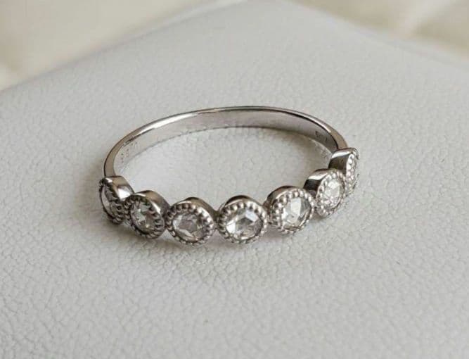 ローズカットダイヤリング