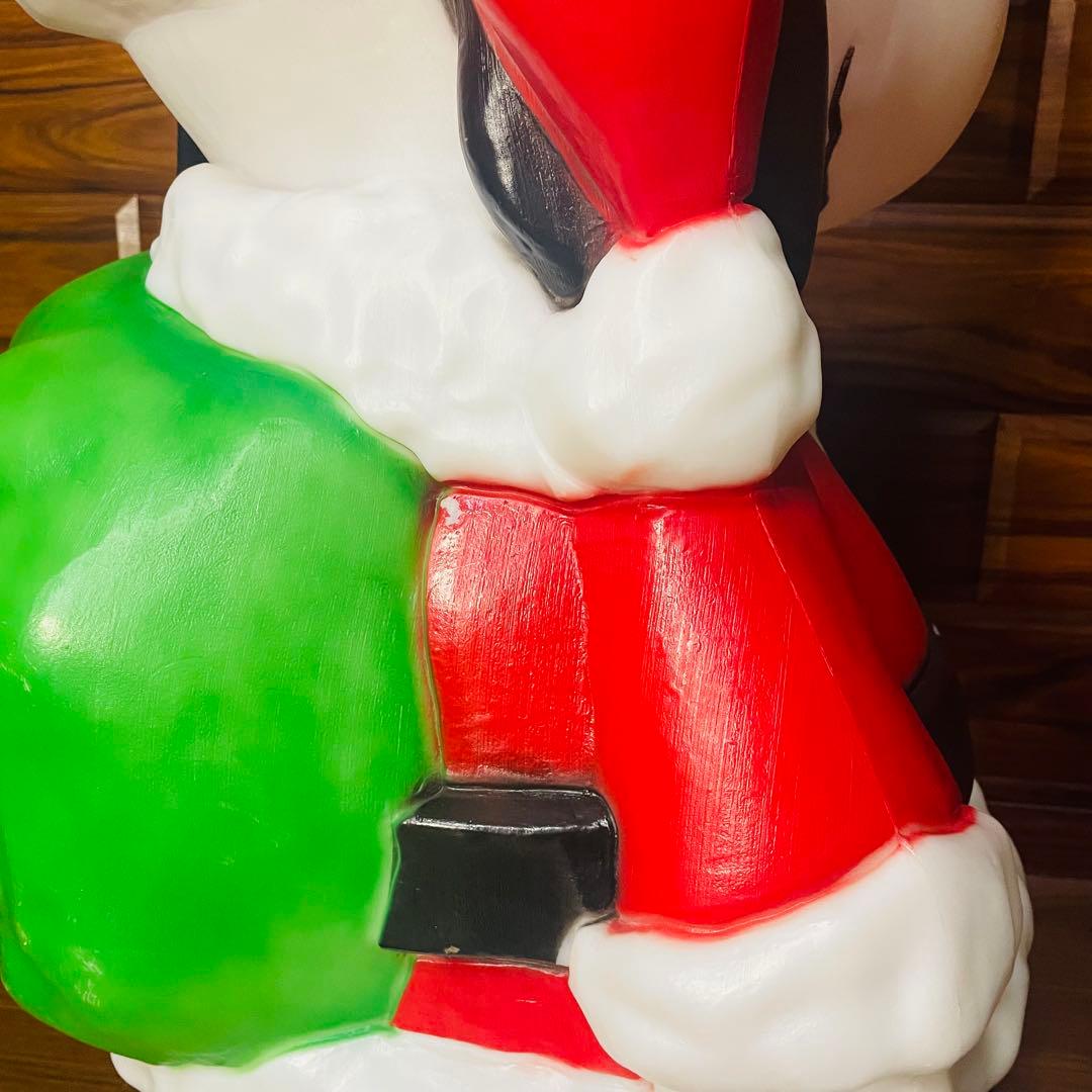 超超超レア スヌーピー サンタクロース イルミネーション 80cm SNOOPY