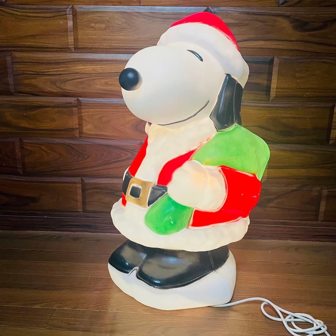 超超超レア スヌーピー サンタクロース イルミネーション 80cm SNOOPY