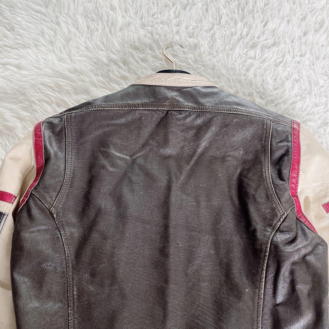 【DIESEL】90s レーシングジャケット シングルライダース Mサイズ