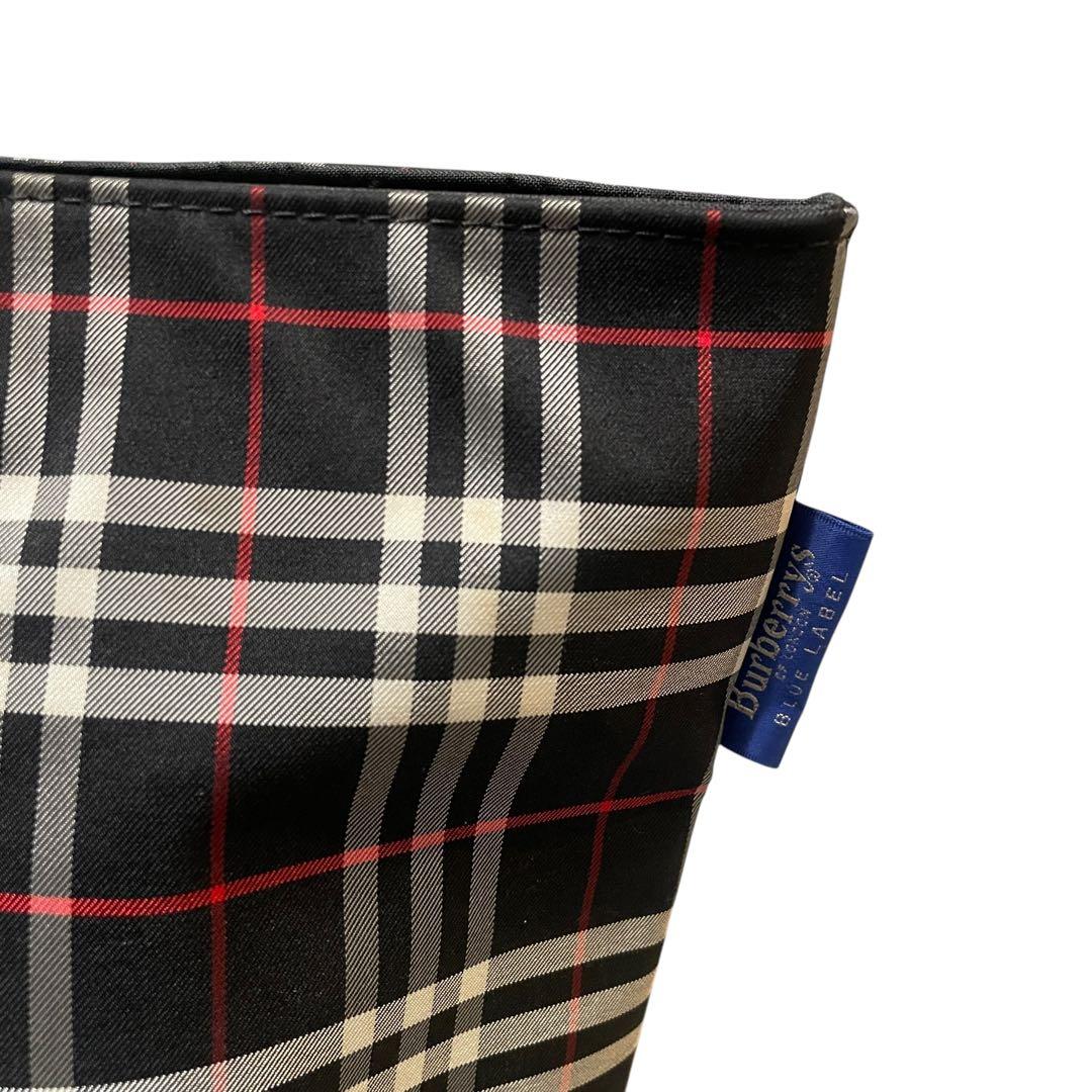 Burberrys BLUE LABEL バーバリーズ チェック柄トートバッグ